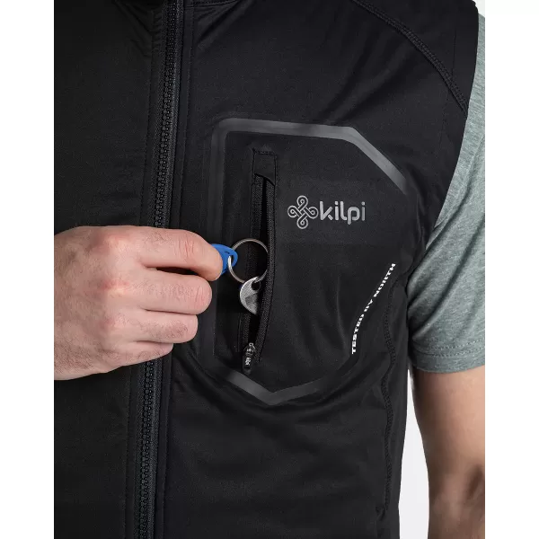  Moški softshell telovnik KILPI RIELLO-M TM0111KI ČRNA 