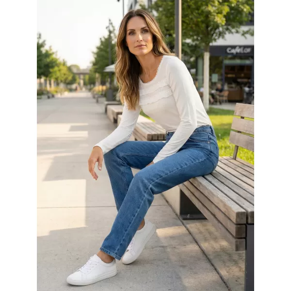  Ženska majica s kratkimi rokavi KIXMI RACHEL BELA 