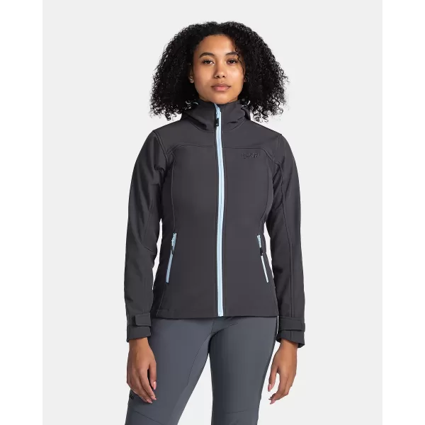 Ženska softshell jakna KILPI RAVIA-W TL0109KI TEMNO SIVA/MODRA 