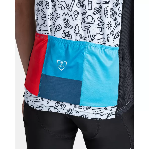  Moški kolesarski dres KILPI RIVAL-M TM0355KI ČRNA 