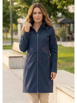 Ženski softshell plašč KIXMI RITA TEMNO MODRA