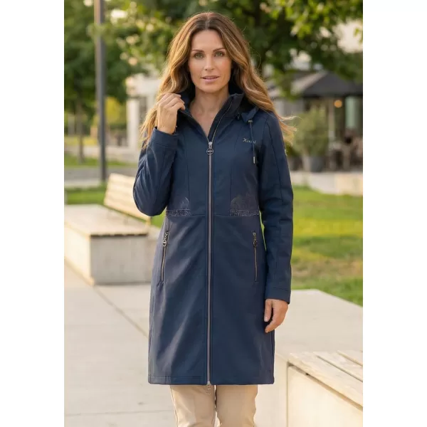  Ženski softshell plašč KIXMI RITA TEMNO MODRA 