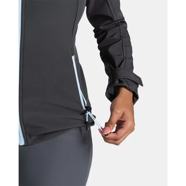  Ženska softshell jakna KILPI RAVIA-W TL0109KI TEMNO SIVA/MODRA 
