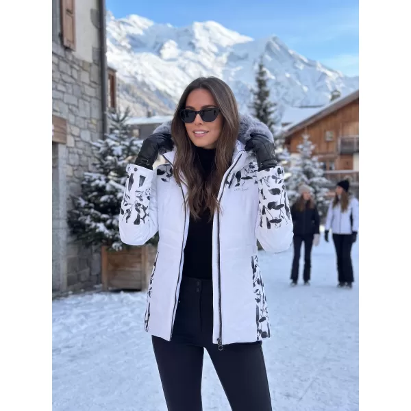  Ženska zimska jakna ALTISPORT BIANCA BELA 
