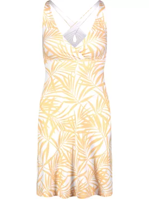 Obleka NORDBLANC V-NECK NBSLD7804 RUMENO/BELO