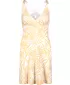 Obleka NORDBLANC V-NECK NBSLD7804 RUMENO/BELO
