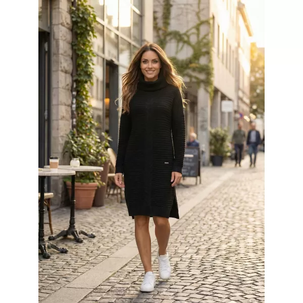  Ženski pulover KIXMI RIMONA ČRNA 