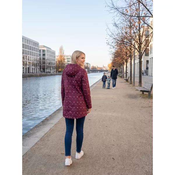  Ženska jesenska jakna ALTISPORT OWEDA LJCB628 BORDO 