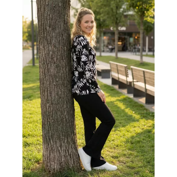  Ženska majica s kratkimi rokavi KIXMI ROAN ČRNA 