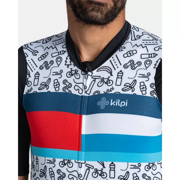  Moški kolesarski dres KILPI RIVAL-M TM0355KI ČRNA 