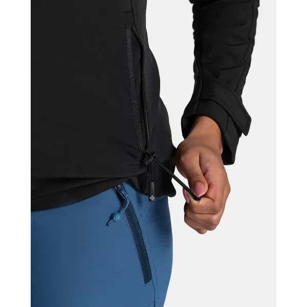  Ženska softshell jakna KILPI RAVIA-W TL0109KI ČRNA 