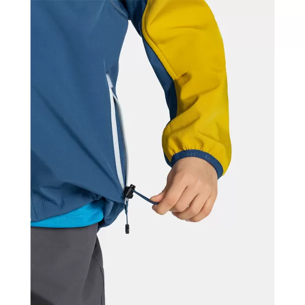  Otroška softshell jakna KILPI RAVIO-J TJ0103KI TEMNO MODRA 
