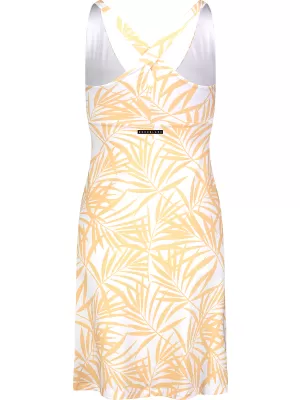 Obleka NORDBLANC V-NECK NBSLD7804 RUMENO/BELO