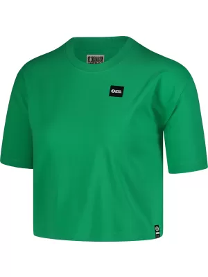 Ženski kratki top NORDBLANC CROPTOP NBSLT7819 ZELENA