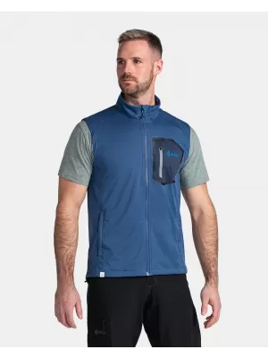 Moški softshell telovnik KILPI RIELLO-M TM0111KI TEMNO MODRA