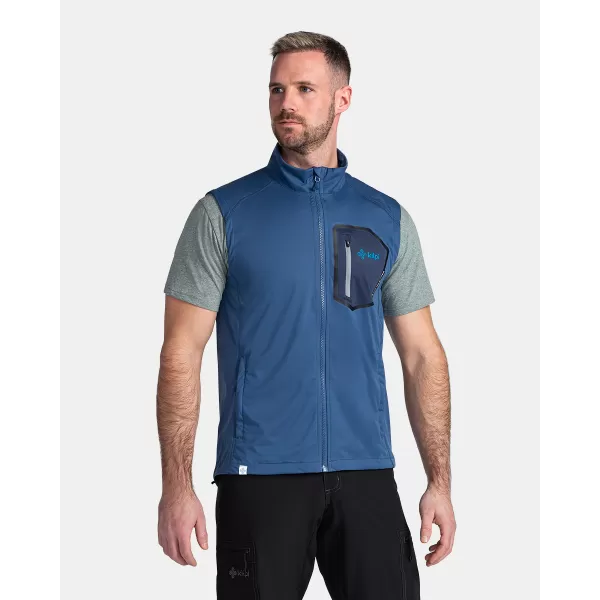  Moški softshell telovnik KILPI RIELLO-M TM0111KI TEMNO MODRA 