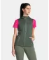 Ženski softshell telovnik KILPI MONILEA-W TL0111KI TEMNO ZELENA