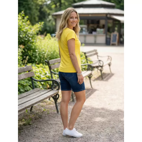  Ženska majica s kratkimi rokavi ALTISPORT ALW178122 LIMONA 