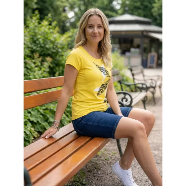  Ženska majica s kratkimi rokavi ALTISPORT ALW178122 LIMONA 