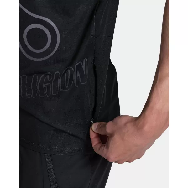  Moški kolesarski dres KILPI REMIDO-M TM0361KI ČRNA 