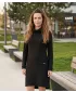 Ženska pulover obleka KIXMI RIVA ČRNA