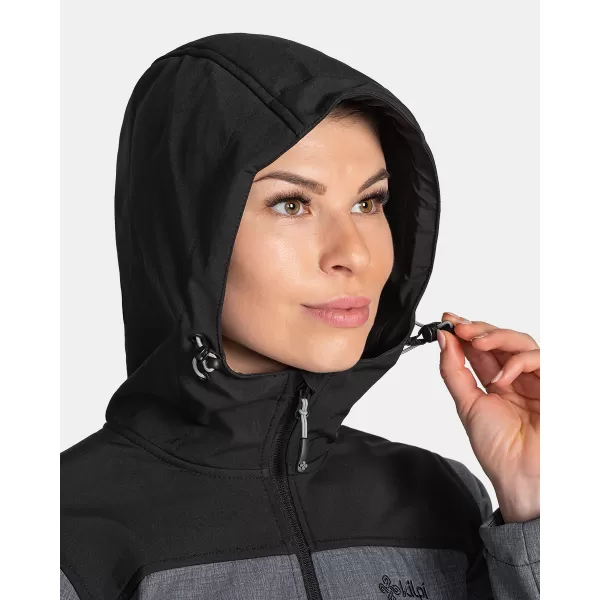  Ženska softshell jakna KILPI RAVIA-W TL0109KI TEMNO SIVA 