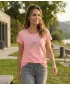 Ženska majica s kratkimi rokavi KIXMI ROSIE SVETLO ROZA