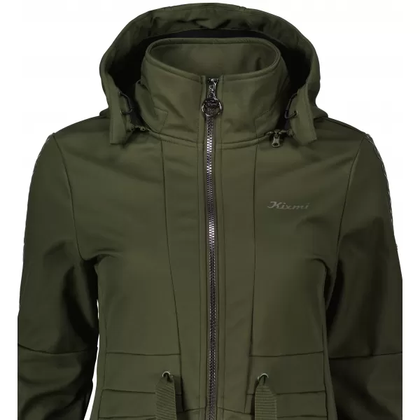  Ženski softshell plašč KIXMI RHODIE VOJAŠKI 