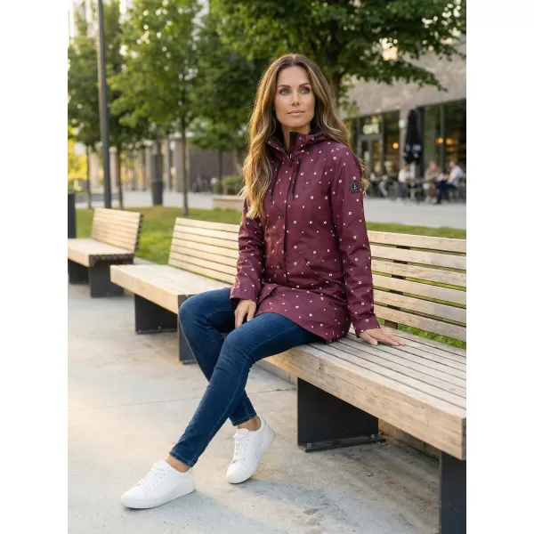  Ženska jesenska jakna ALTISPORT OWEDA LJCB628 BORDO 