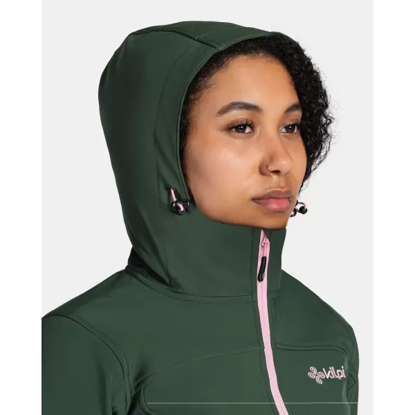  Ženska softshell jakna KILPI RAVIA-W TL0109KI TEMNO ZELENA 