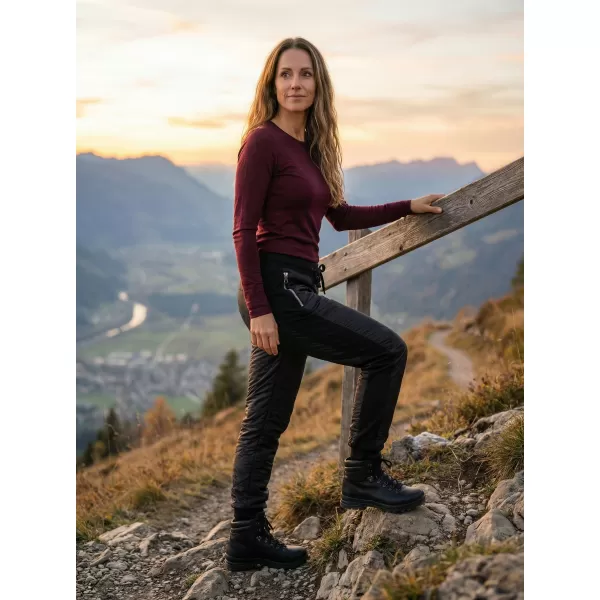  Ženske hlače ALTISPORT LIAMA LPAB695 ČRNA 