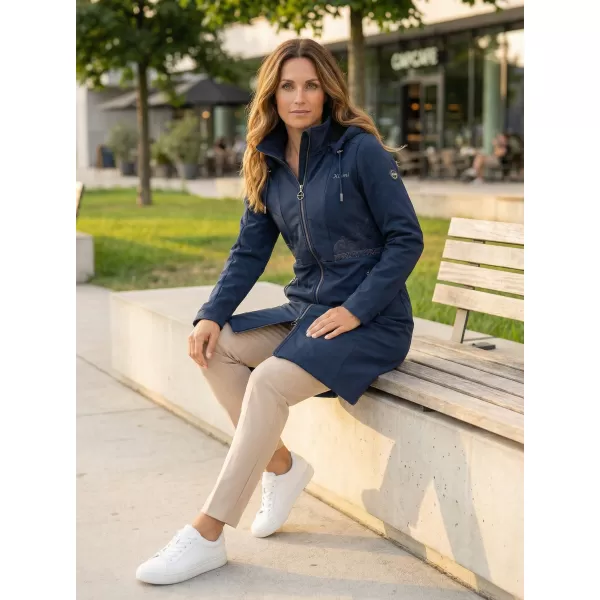  Ženski softshell plašč KIXMI RITA TEMNO MODRA 