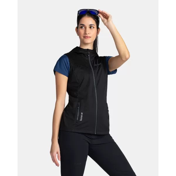  Ženski softshell telovnik KILPI MONILEA-W TL0111KI ČRNA 