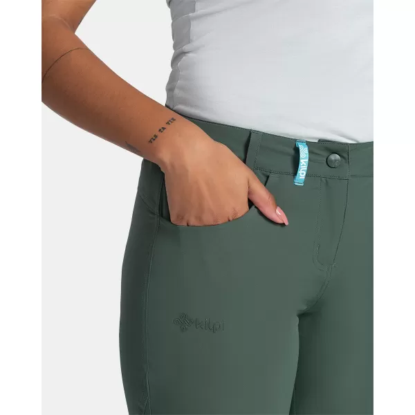 Ženske kratke hlače KILPI SYLANE-W TL0403KI TEMNO ZELENA 