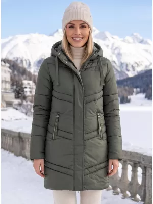 Ženski plašč ALTISPORT JUCA LCTB215 ZELENA