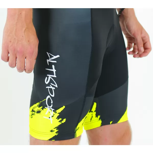  Moške vrhunske kolesarske hlače ALTISPORT SWE/ALM01S13 NEON RUMENA 