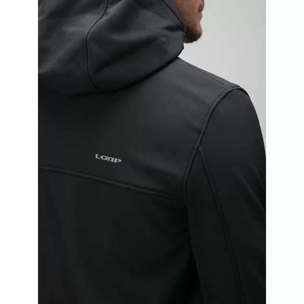  Moška softshell jakna LOAP LUPRON OLM2307 TEMNO SIVA 