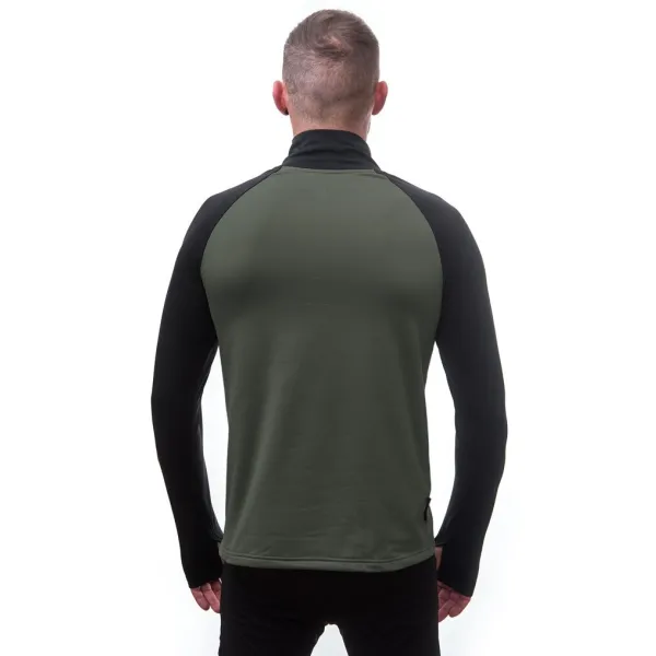  Moška termo majica SENSOR COOLMAX THERMO OLIVE GREEN/BLACK 
