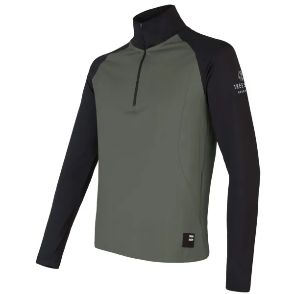  Moška termo majica SENSOR COOLMAX THERMO OLIVE GREEN/BLACK 