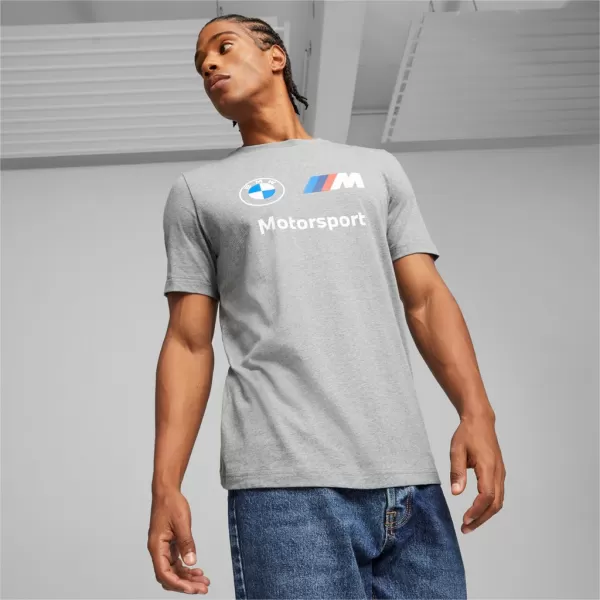  Moška majica s kratkimi rokavi PUMA BMW MMS ESS LOGO TEE 621314-03 SIVA 