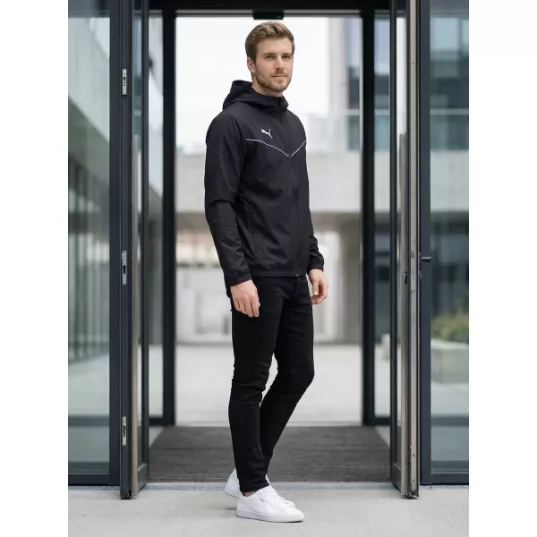  Moška jakna PUMA TEAMRISE ALL WEATHER JACKET 657396-03 ČRNA 