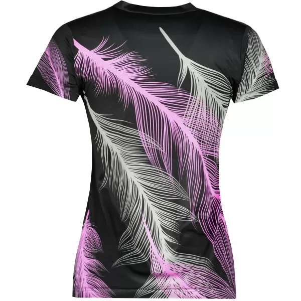  Ženska premium funkcionalna majica ALTISPORT VOJ/ALW001TR01 ČRNA/SVETLO ROZA 
