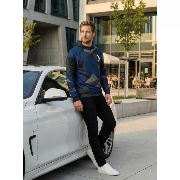  Moški premium pulover ALTISPORT VOJ/ALM007MI01 TEMNO MODRA 