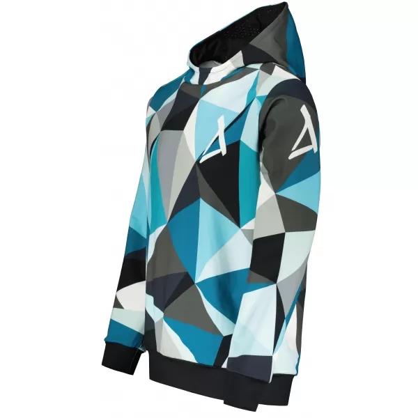  Moški premium pulover ALTISPORT VOJ/ALM007MI01 MODRA/SIVA 
