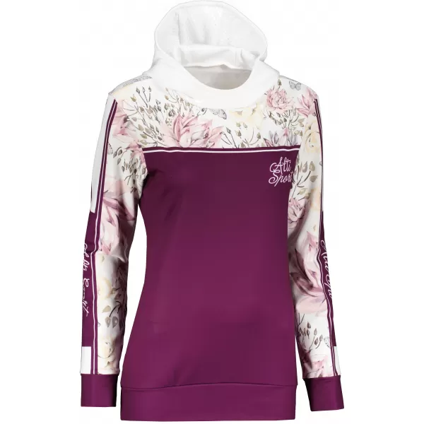  Ženski premium pulover ALTISPORT VOJ/ALW008MI01 BORDO 