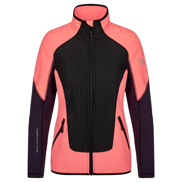  Ženska softshell jakna LOAP UXULA XLW2305 ORANŽNA 