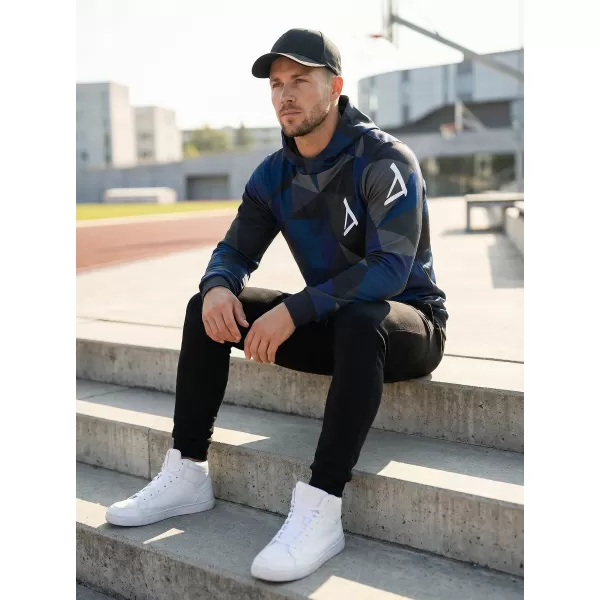  Moški premium pulover ALTISPORT VOJ/ALM007MI01 TEMNO MODRA 
