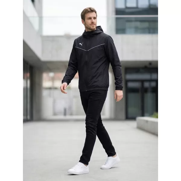  Moška jakna PUMA TEAMRISE ALL WEATHER JACKET 657396-03 ČRNA 