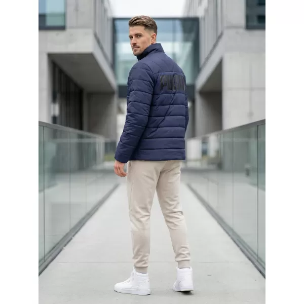  Moška jakna PUMA ESS+ PADDED JACKET 849349-06 MODRA 