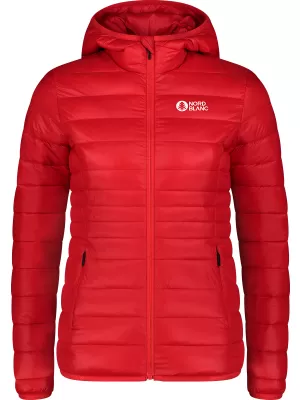 Ženska prešita jakna NORDBLANC SPARKLE NBWJL7947 RDEČA